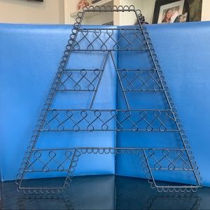 Letter A Wall Art, Wire